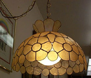 吊燈: Swag lamp