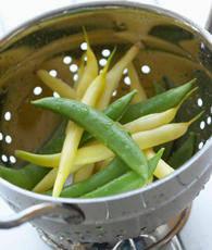 Working magic in the garden with beans