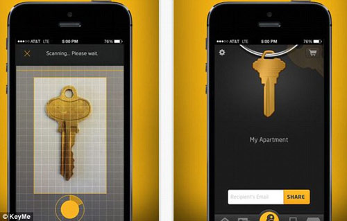 忘帶鑰匙不要慌，Keyme應用幫你配