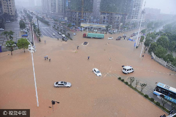 強(qiáng)降雨持續(xù) 長(zhǎng)江部分支流超歷史最高水位