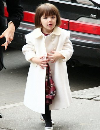 Cruise's kid a style icon <BR>阿湯哥女兒成最小超模