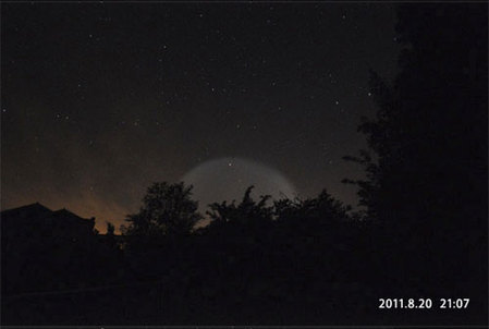 京滬等地夜空驚現(xiàn)UFO？