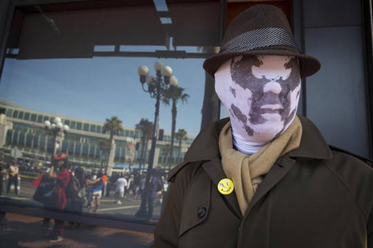 Cosplayers show comic characters in San Diego