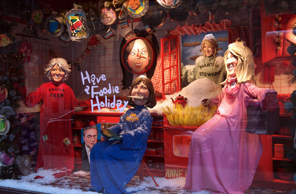 Christmas window displays